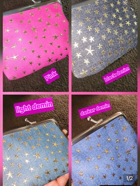 Holidaygall BOUTIQUE Handbags - PICK( 1) DEMIN COIN PURSE